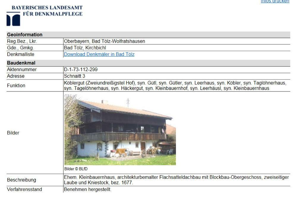 Ferienhaus Tölzer Land Bad Tölz Exterior foto